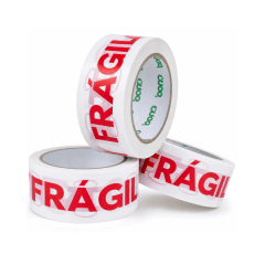 CINTA DE EMBALAJE FRAGIL 100MT X 4.5CM PACK DE 3 UNIDADES