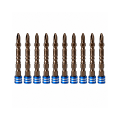 PUNTA PH2 PHILLIPS HEXAGONAL 1/4 SET DE 10 UNIDADES