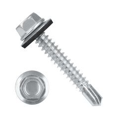 TORNILLO AUTOPERFORANTE CABEZA HEXAGONAL 12X3 CAJA 100 PCS