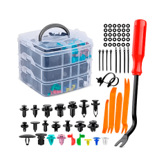 KIT DE CLIP BROCHES RETENCIÓN PARA AUTOS  725 PIEZAS