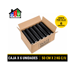 PAPEL FILM CAJA DE 6 UD 50X2KGX270MT NEGRO