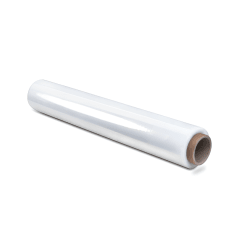 PAPEL FILM STRETCH TRANSPARENTE 1.3KG DE 50CMX150MTSX20MIC PARA EMBALAJE