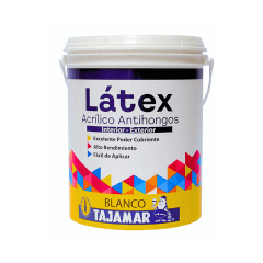 Látex Acrílico Antihongos Blanco 1 Galón