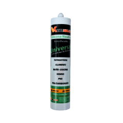 SILICONA NEUTRA UNIVERSAL COLOR NEGRO 280ML VALKOLOR