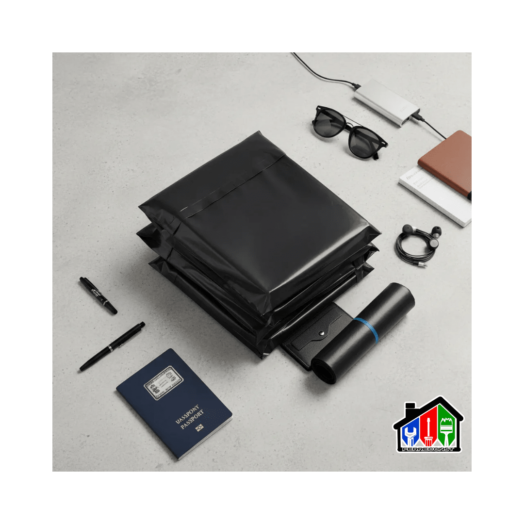 BOLSAS COURIER AUTOADHESIVAS NEGRAS 40X55CM X100 UNID7