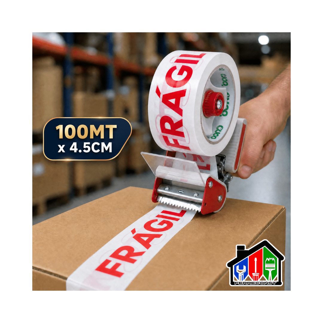 CINTA DE EMBALAJE FRAGIL 100MT X 4.5CM PACK DE 3 UNIDADES5