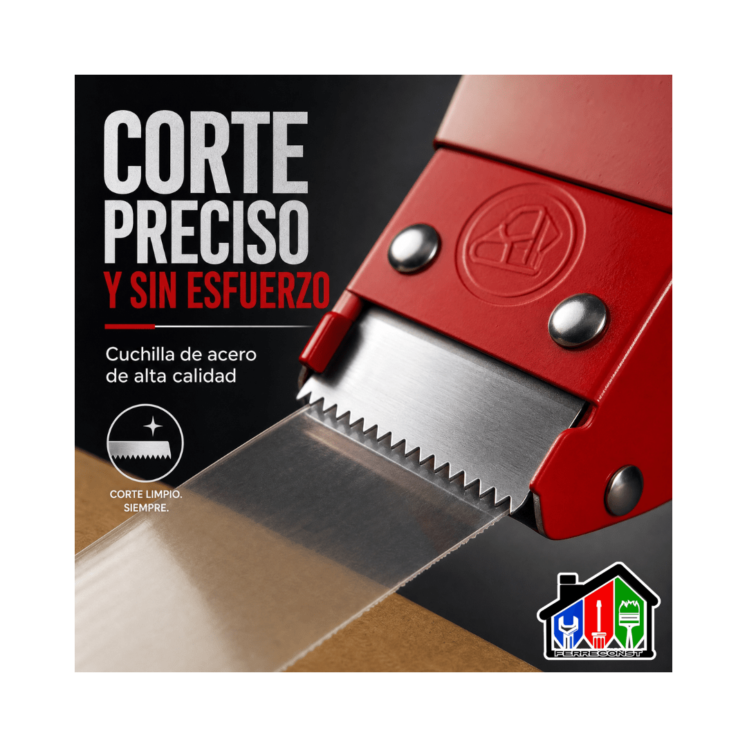 DISPENSADOR DE CINTA DE EMBALAJE 48MMX400M METAL6