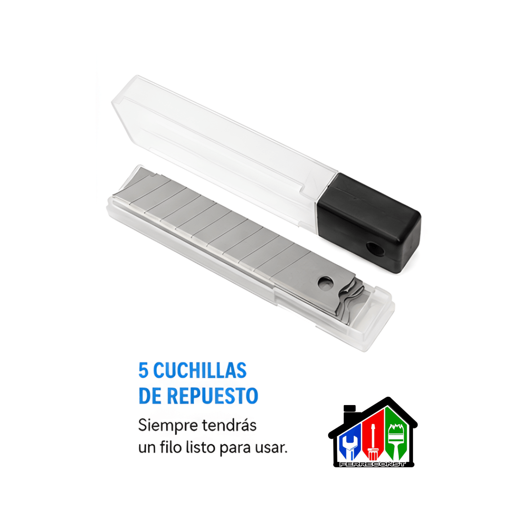 CORTA CARTON-CUTTER CON RECAMBIO 9MM7