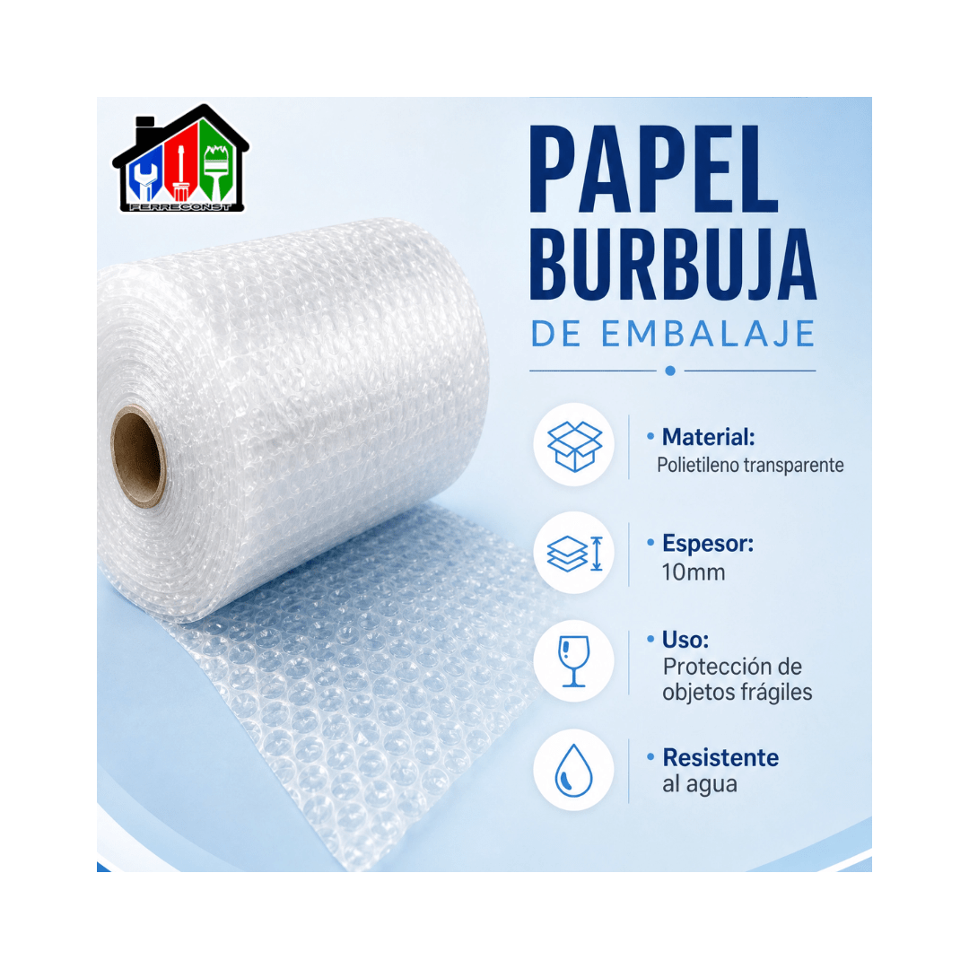 PLASTICO BURBUJA 25 METROS X 50CM DE ANCHO4