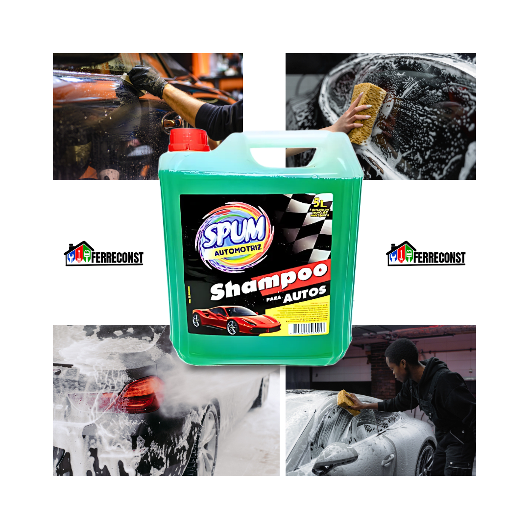 SHAMPOO AUTOMOTRIZ SPUM DE 5 LITROS4