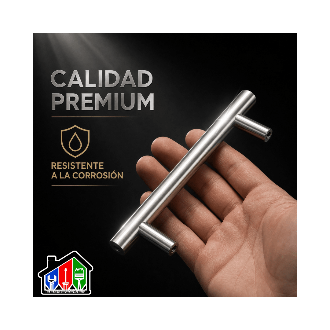 TIRADOR INOXIDABLE TUBULAR DE 20CM CAJA DE 50 UNIDADES9