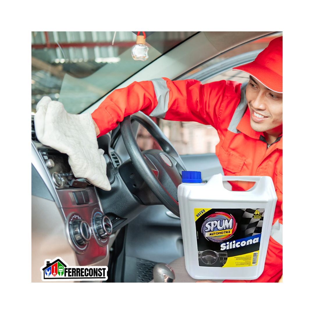SILICONA PARA TABLERO, CUERO, PLÁSTICOS AUTOMOTRIZ SPUM 5 L3