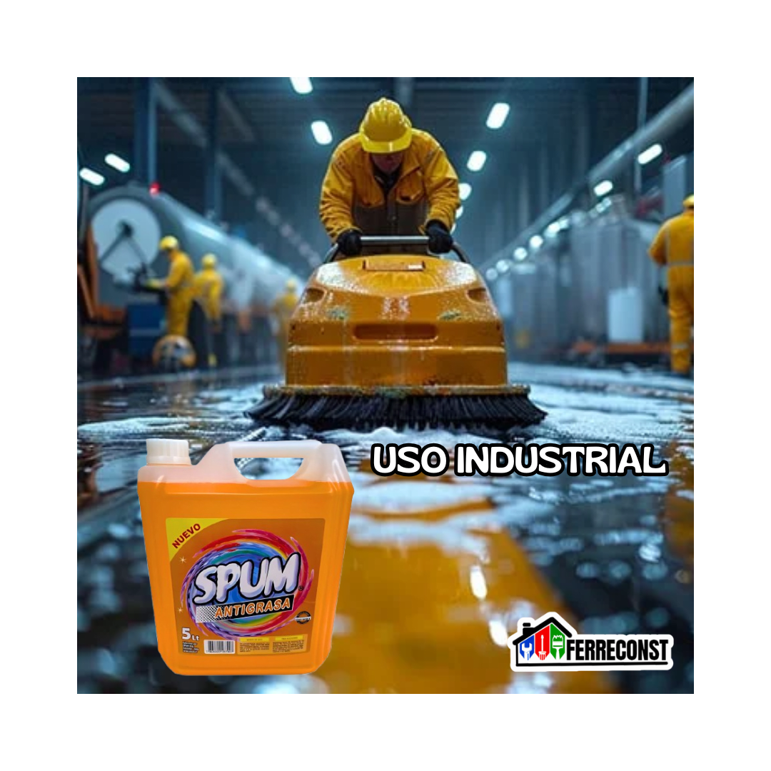DESENGRASANTE INDUSTRIAL UNIVERSAL SPUM 5 LITROS6