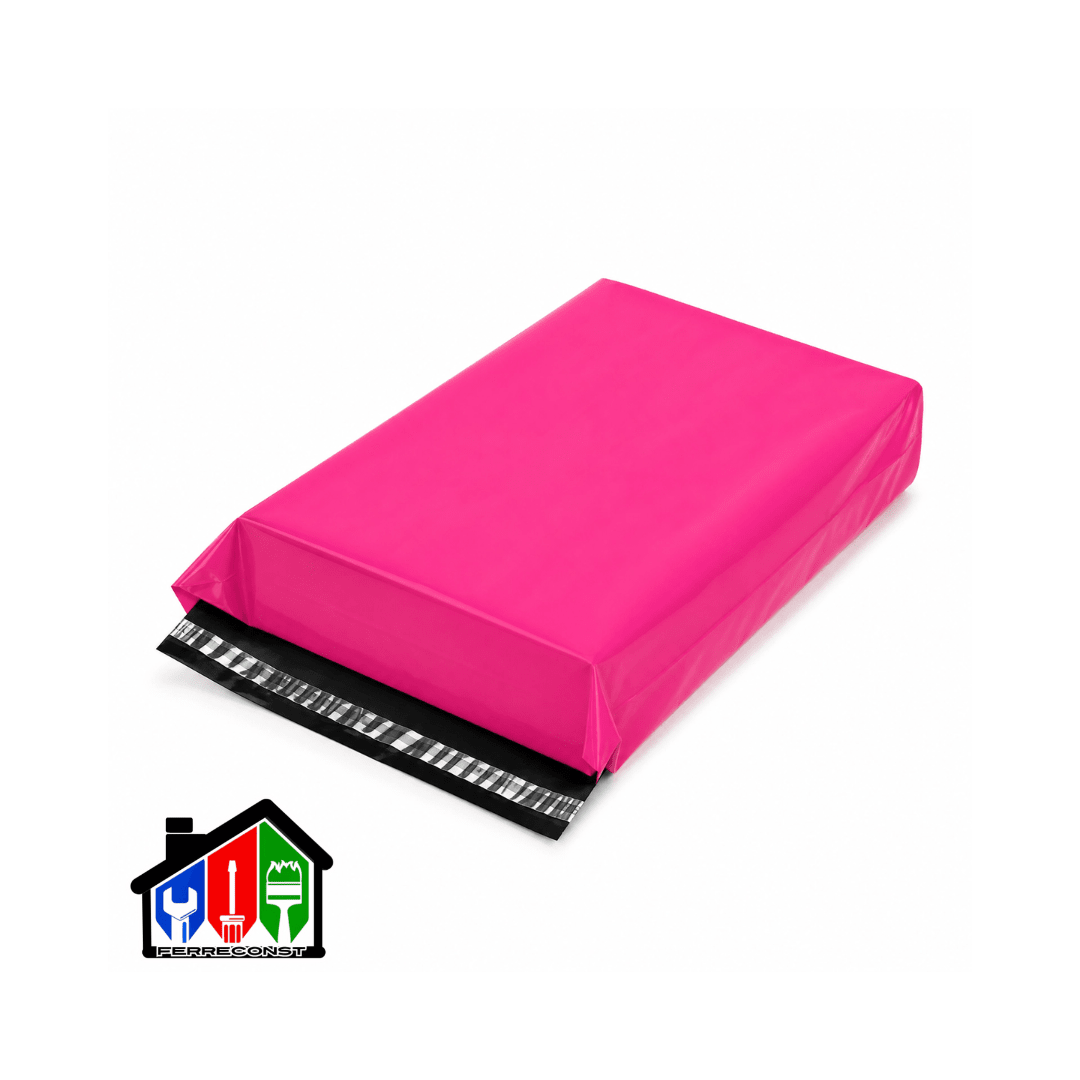 BOLSAS COURIER AUTOADHESIVAS FUCSIA 50X70 DE 100 UNIDADES8