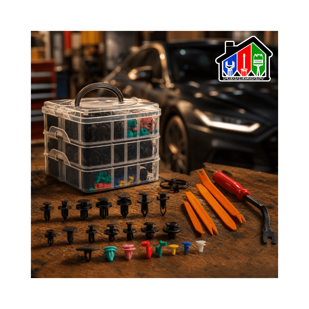 KIT DE CLIP BROCHES RETENCIÓN PARA AUTOS  725 PIEZAS2