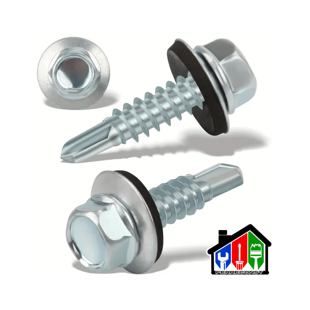 TORNILLO  AUTOPERFORANTE CABEZA HEXAGONAL 12X1 1/2  X 100 UD7