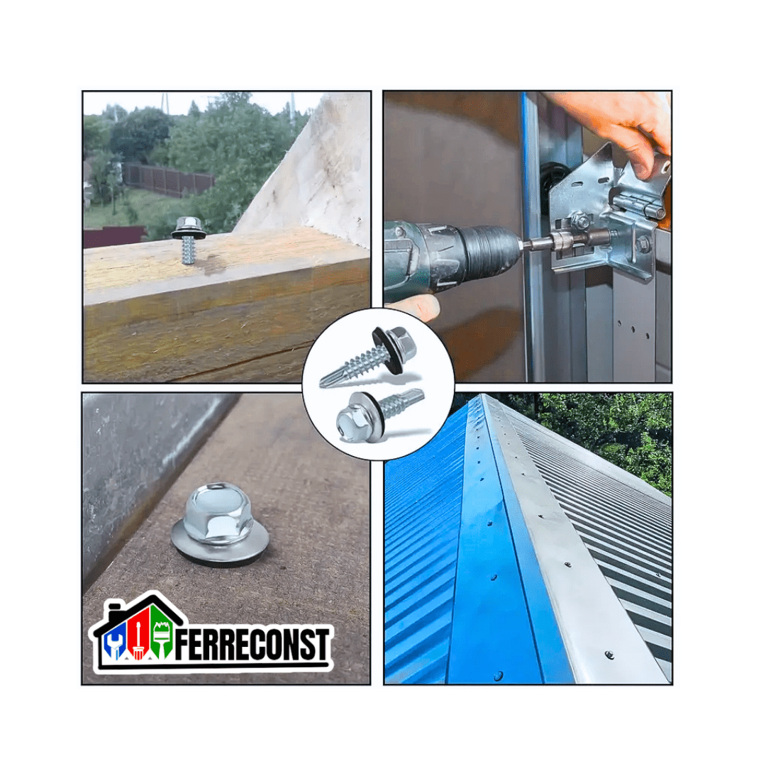 TORNILLO AUTOPERFORANTE CABEZA HEXAGONAL 12X2 CAJA 100 PCS5