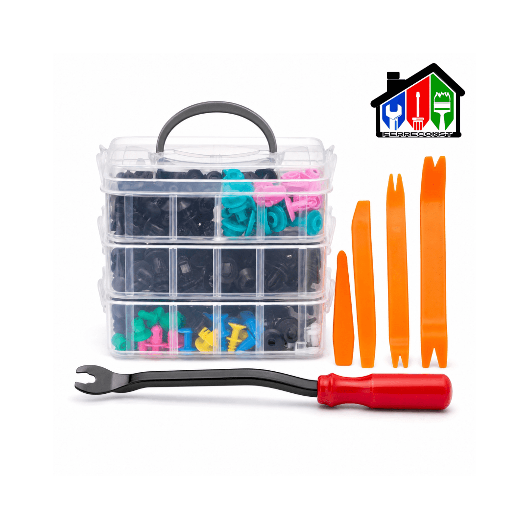 KIT DE CLIP BROCHES RETENCIÓN PARA AUTOS  725 PIEZAS10