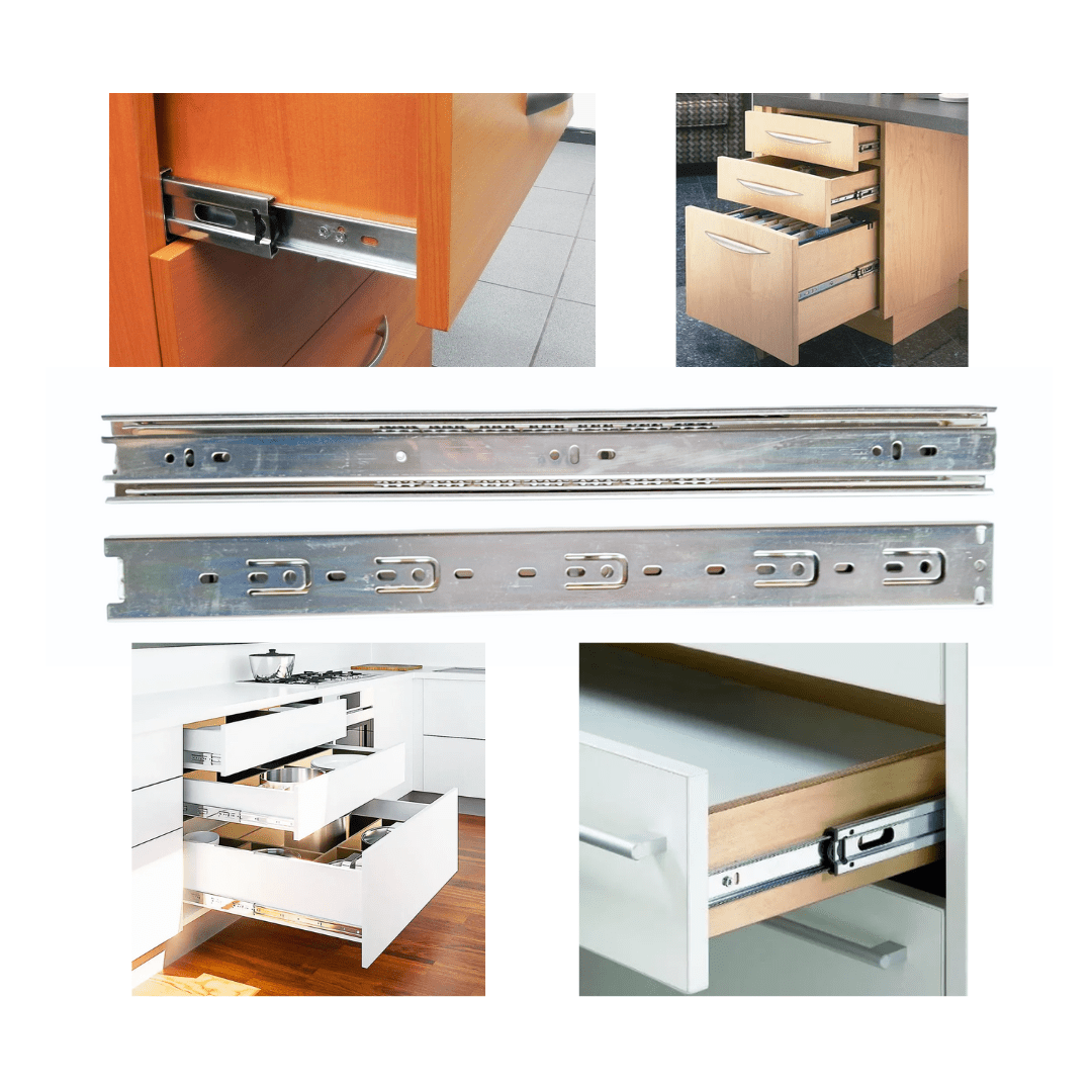 RIEL CORREDERA DE CAJON TELESCÓPICA 400MM LARGO X 35MM ANCHO2