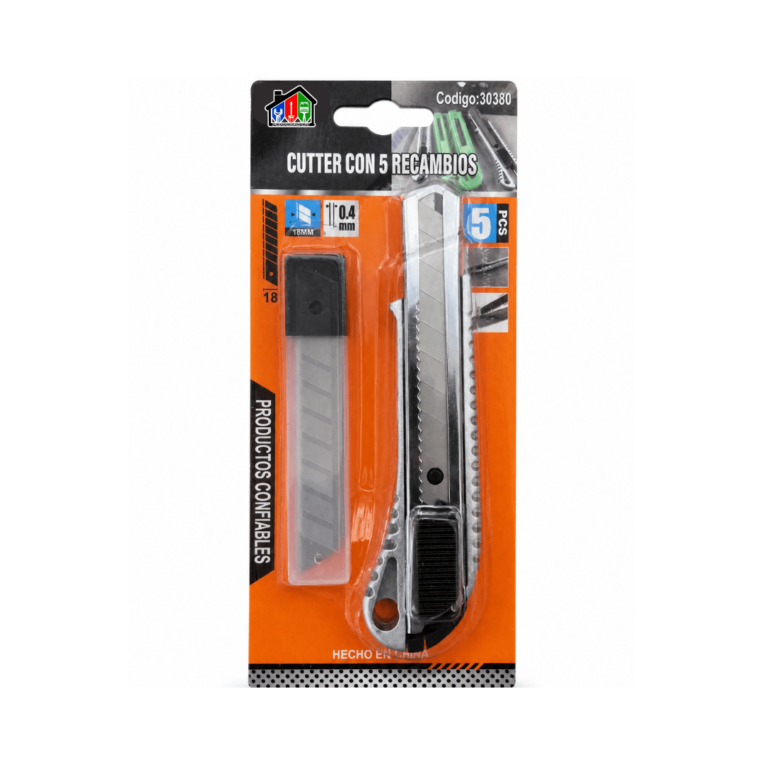 CORTA CARTON-CUTTER 18MM CON RECAMBIO 0