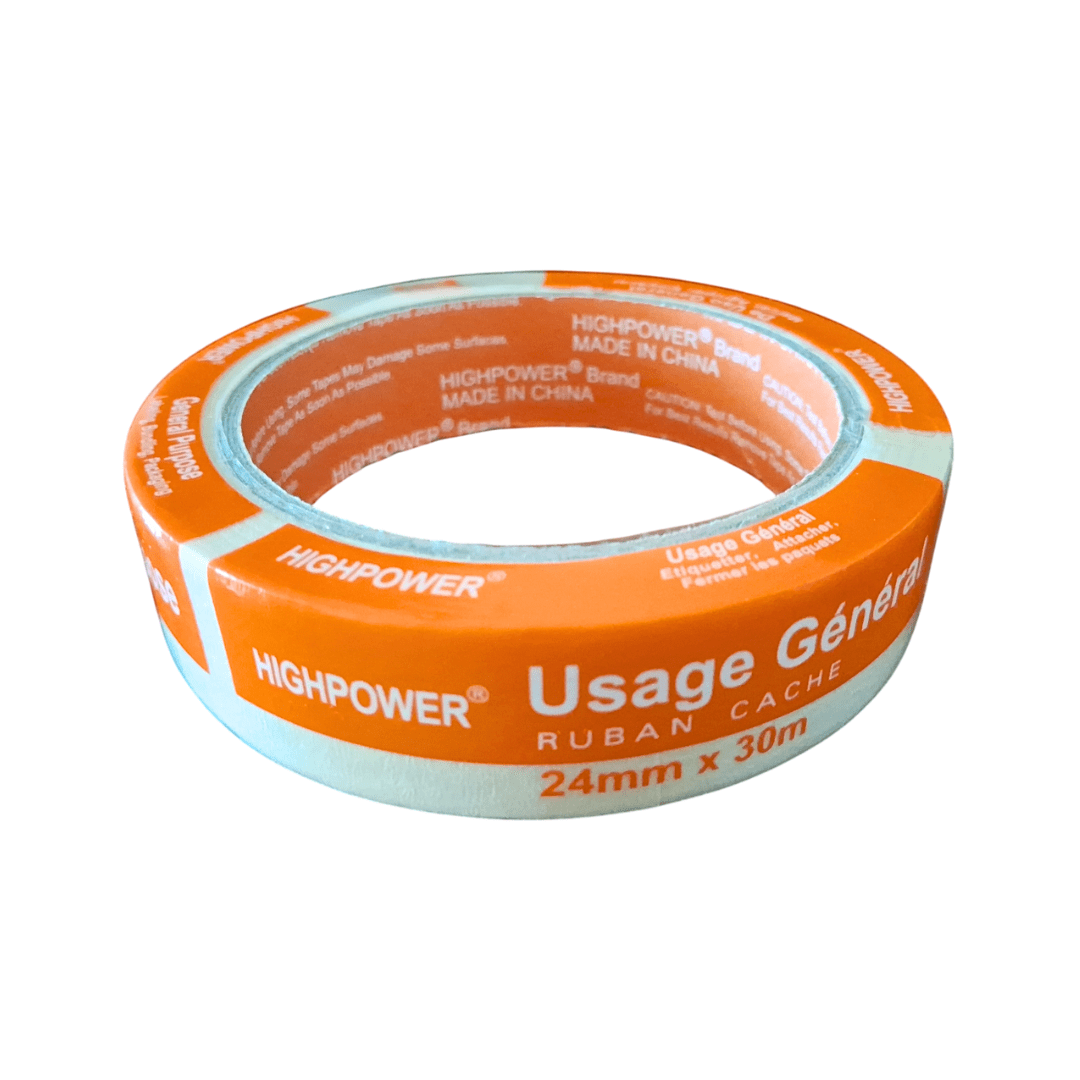 CINTA MASKING TAPE DE  24MMX30MT CINTA DE ENMASCARAR3
