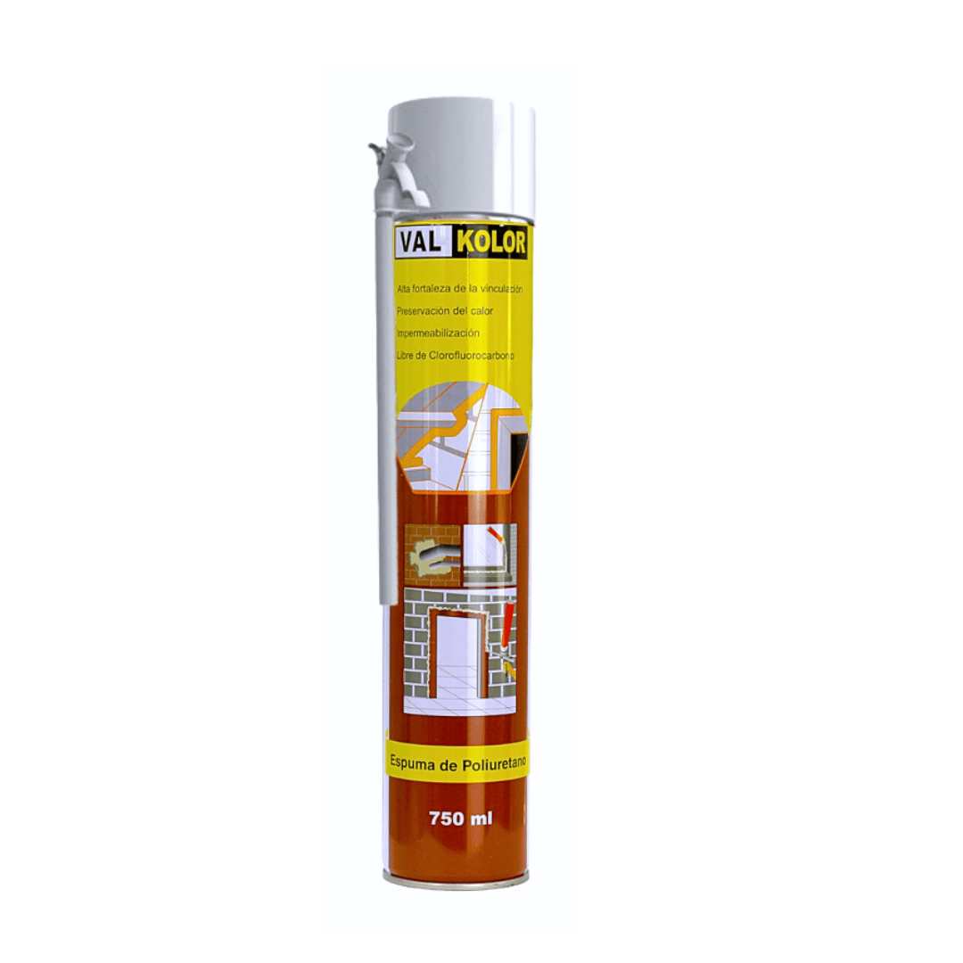SELLADOR ESPUMA DE POLIURETANO EXPANSIVA 750ML VALKOLOR 0