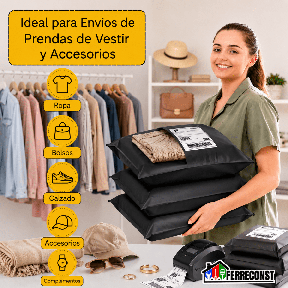 BOLSAS COURIER AUTOADHESIVAS 60X80CM NEGRAS3