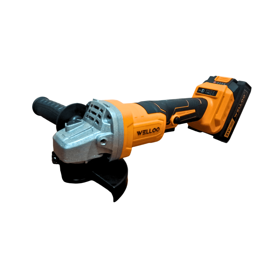 ESMERIL ANGULAR INALAMBRICO 21V + 2 BATERIAS WELLOO7