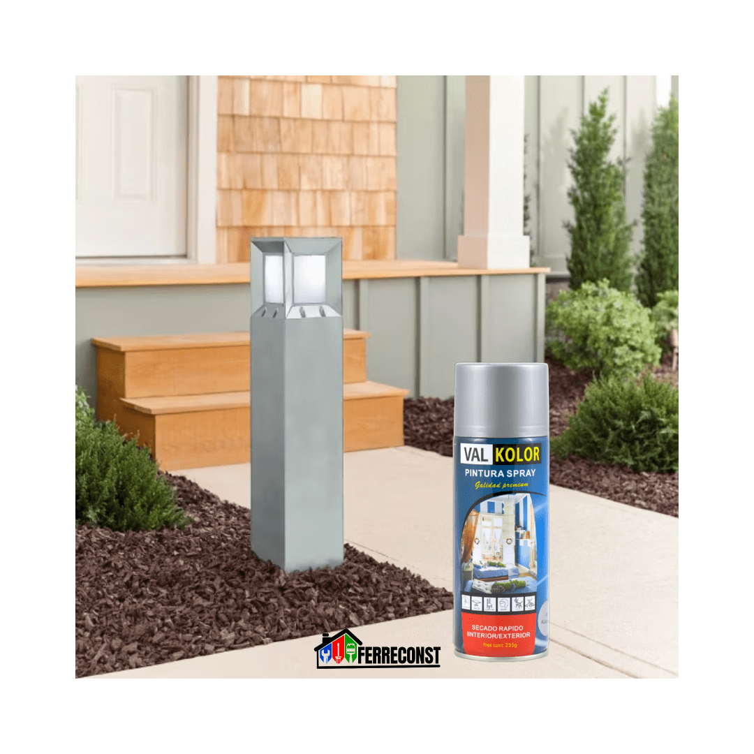 Pintura color Aluminio Uso General 400ml Valkolor6