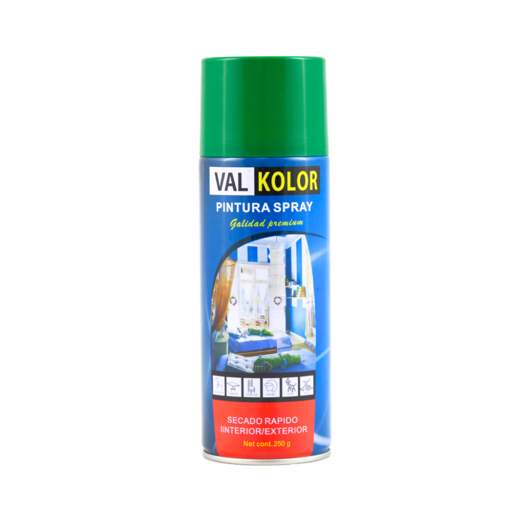 PINTURA SPRAY VERDE DE USO GENERAL 400ML VALKOLOR 0