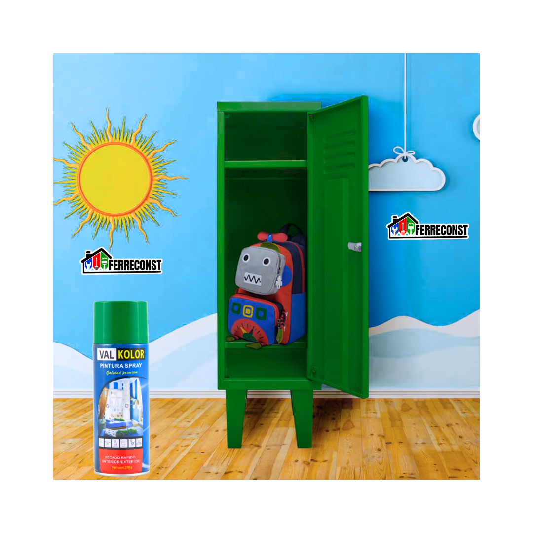 PINTURA SPRAY VERDE DE USO GENERAL 400ML VALKOLOR3