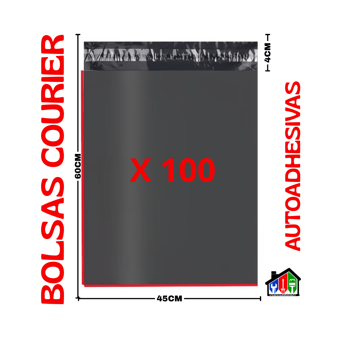 BOLSAS COURIER NEGRO 45x60CM 100 UNID AUTOAHESIVAD2