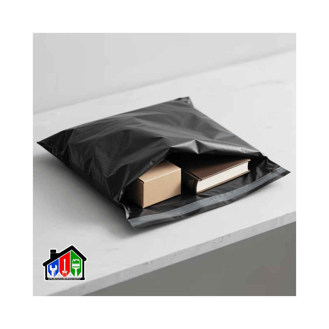 BOLSAS COURIER AUTOADHESIVAS NEGRAS 20X30CM X100 UNID6