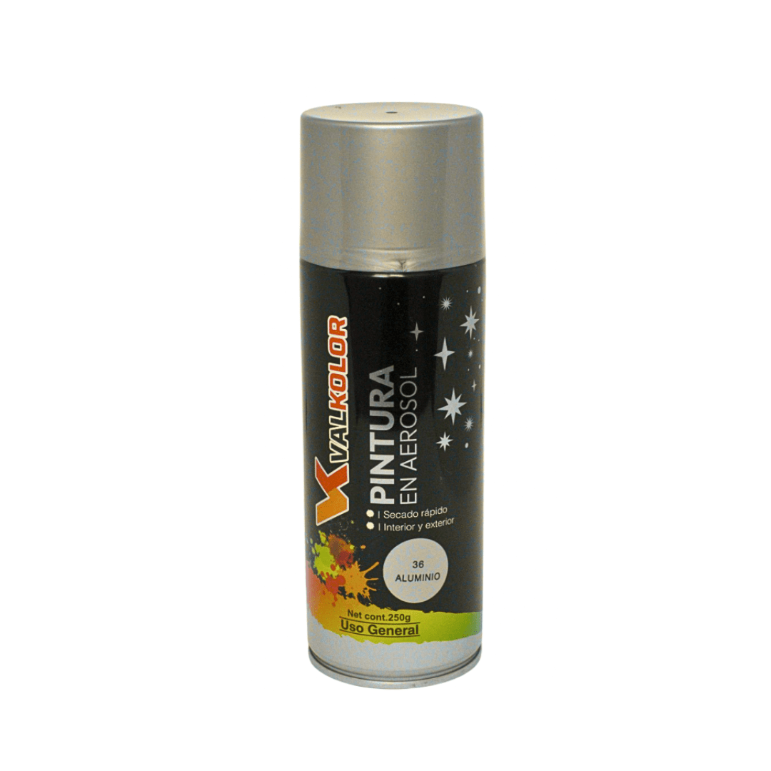 Pintura color Aluminio Uso General 400ml Valkolor 0