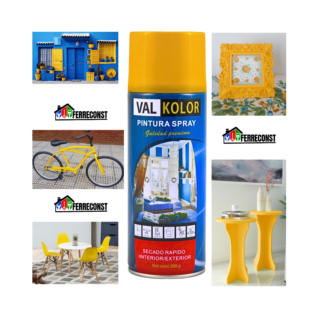 Pintura Uso General 400ml Amarillo Rey3