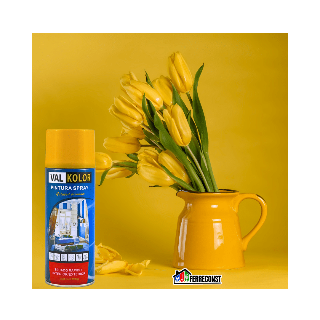 Pintura Uso General 400ml Amarillo Rey4