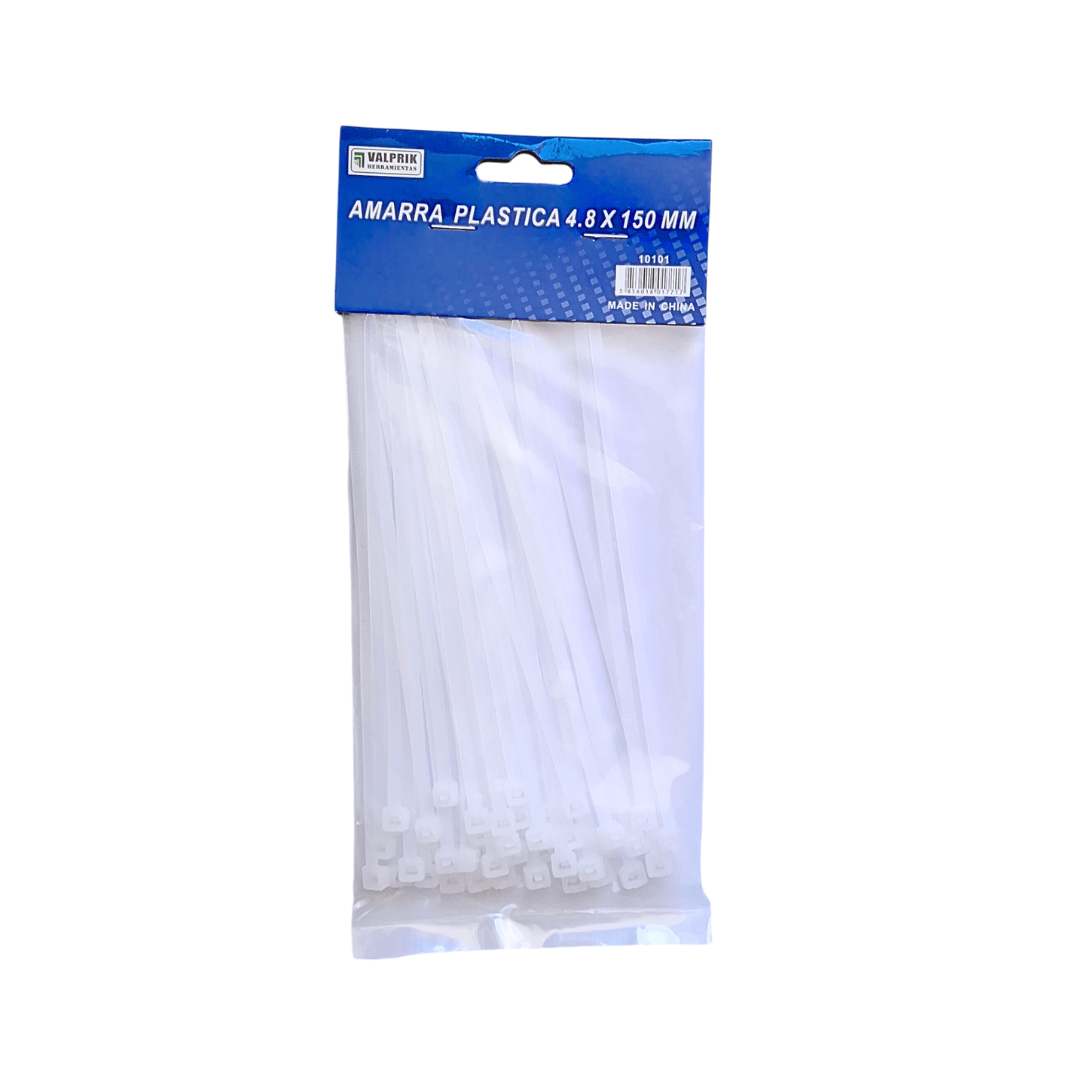 AMARRAS PLASTICAS 15CM X 4.8MM 50 UNIDADES 1