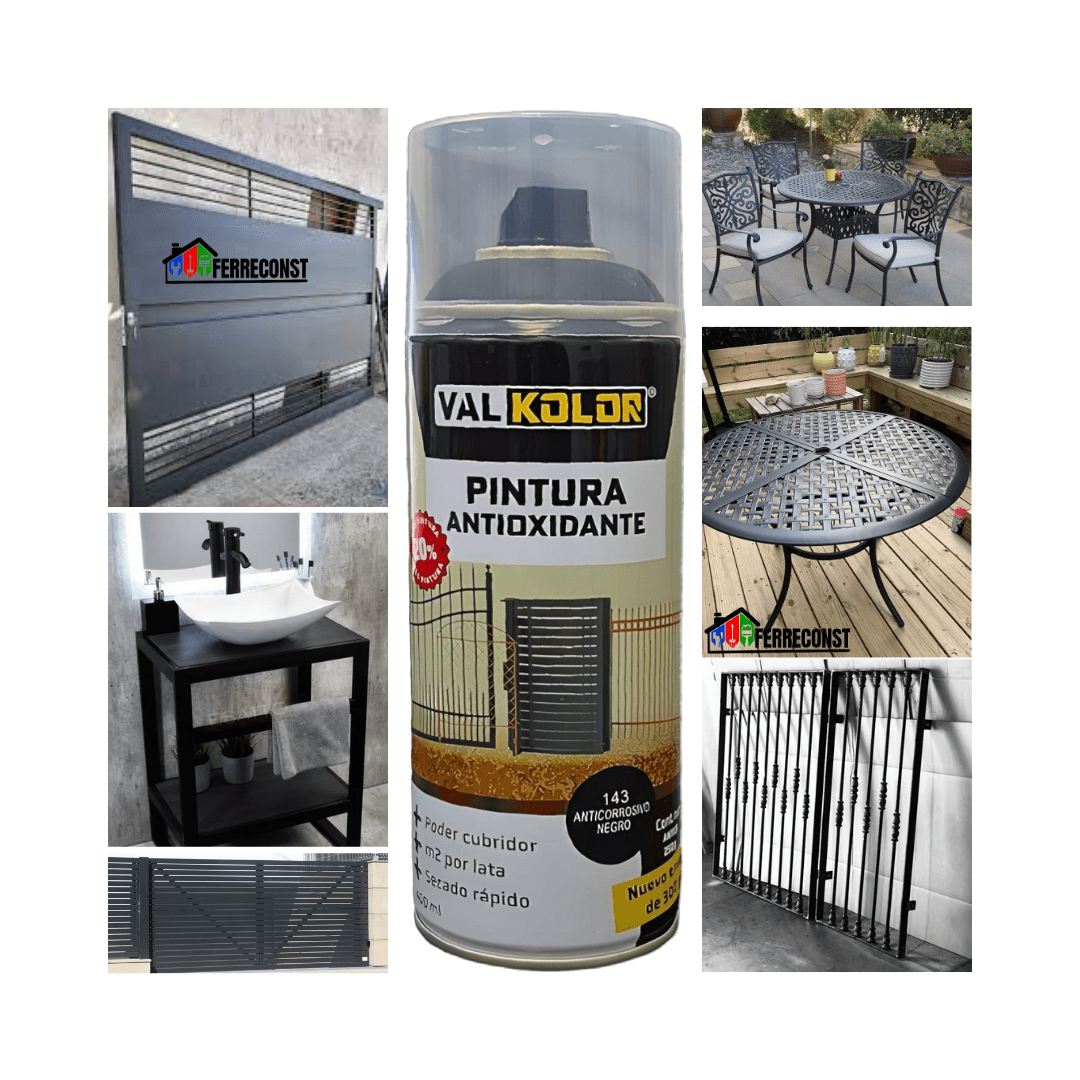 PINTURA ANTIOXIDO NEGRO 400ML9