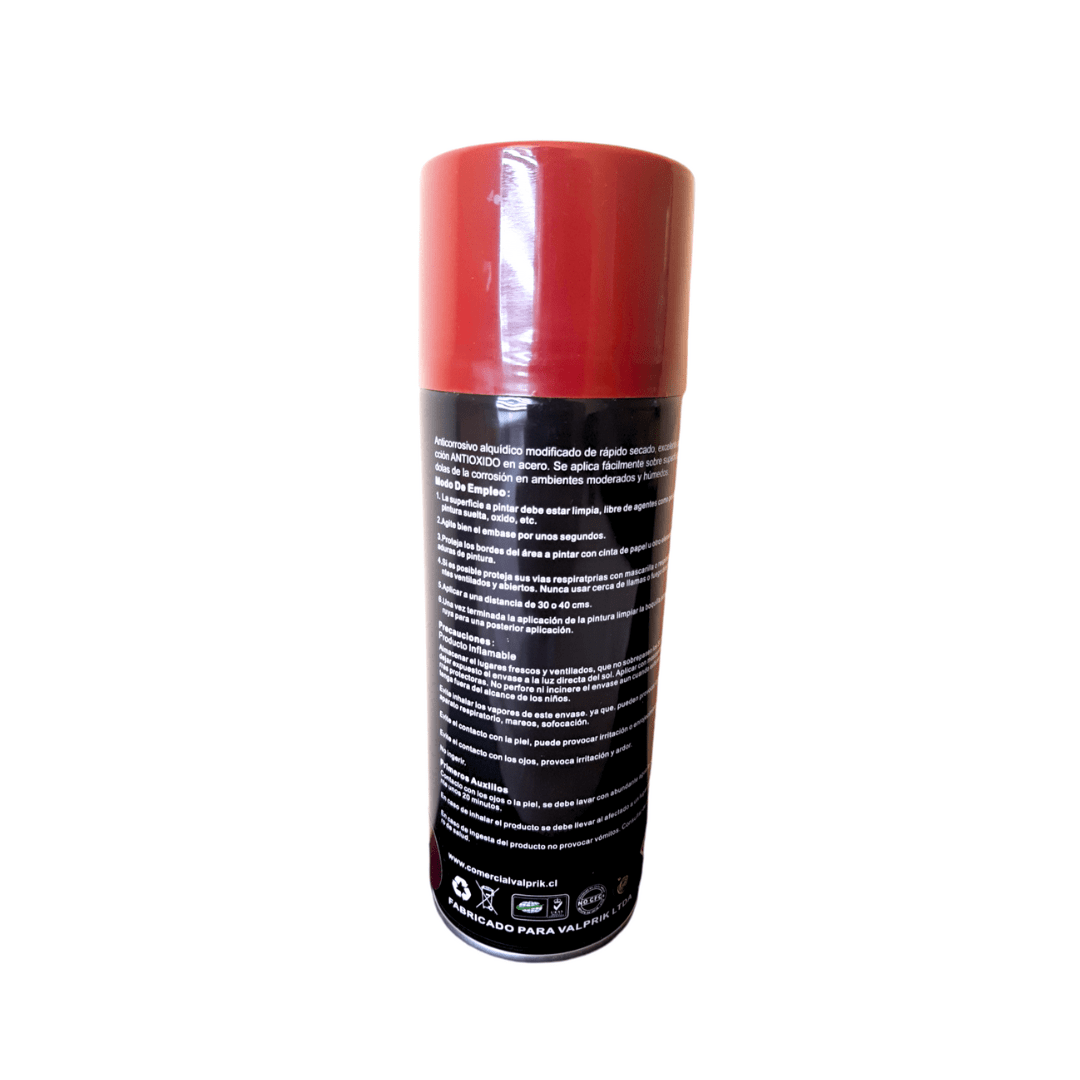 PINTURA ANTIOXIDO ROJO PARA METAL 400ML3