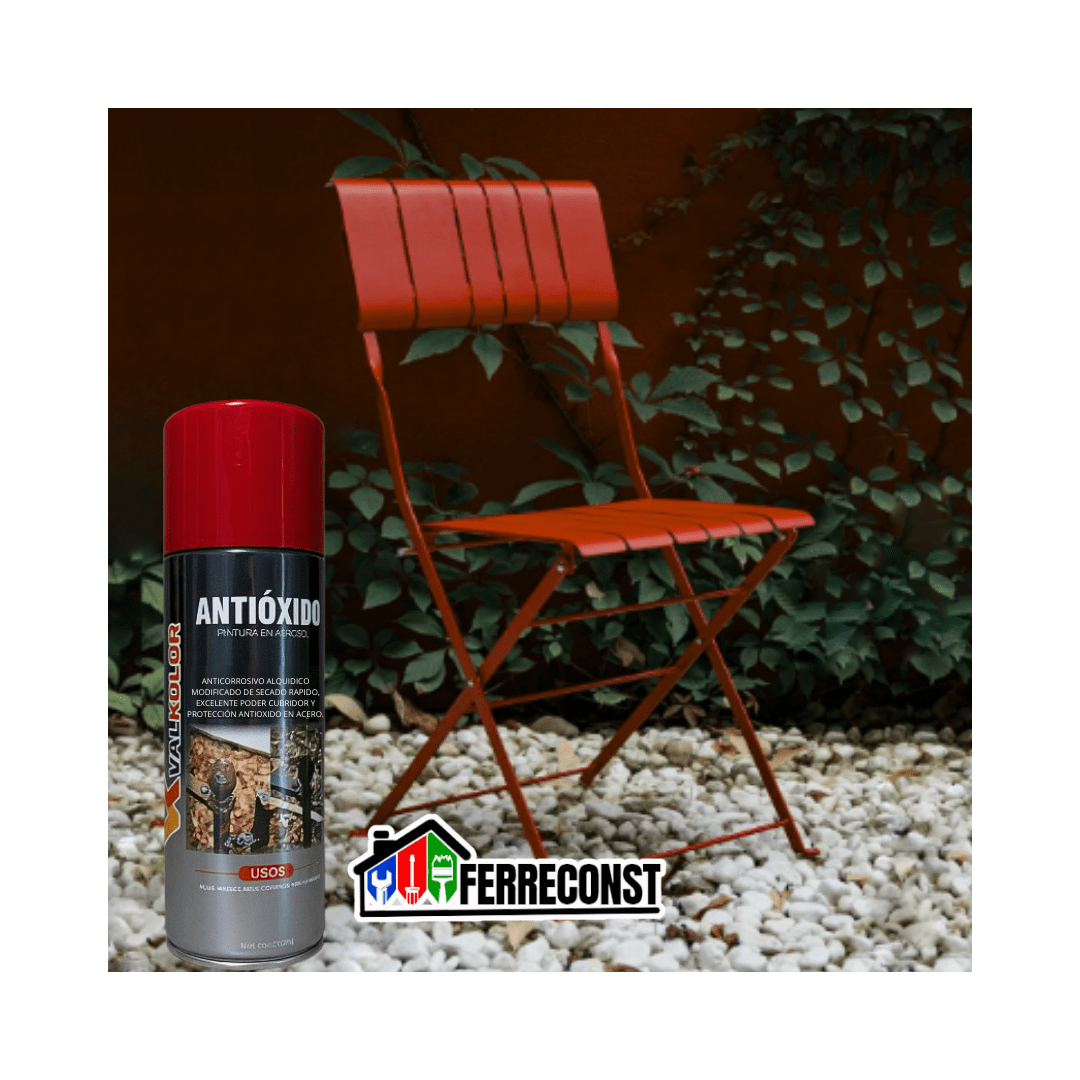 PINTURA ANTIOXIDO ROJO PARA METAL 400ML4