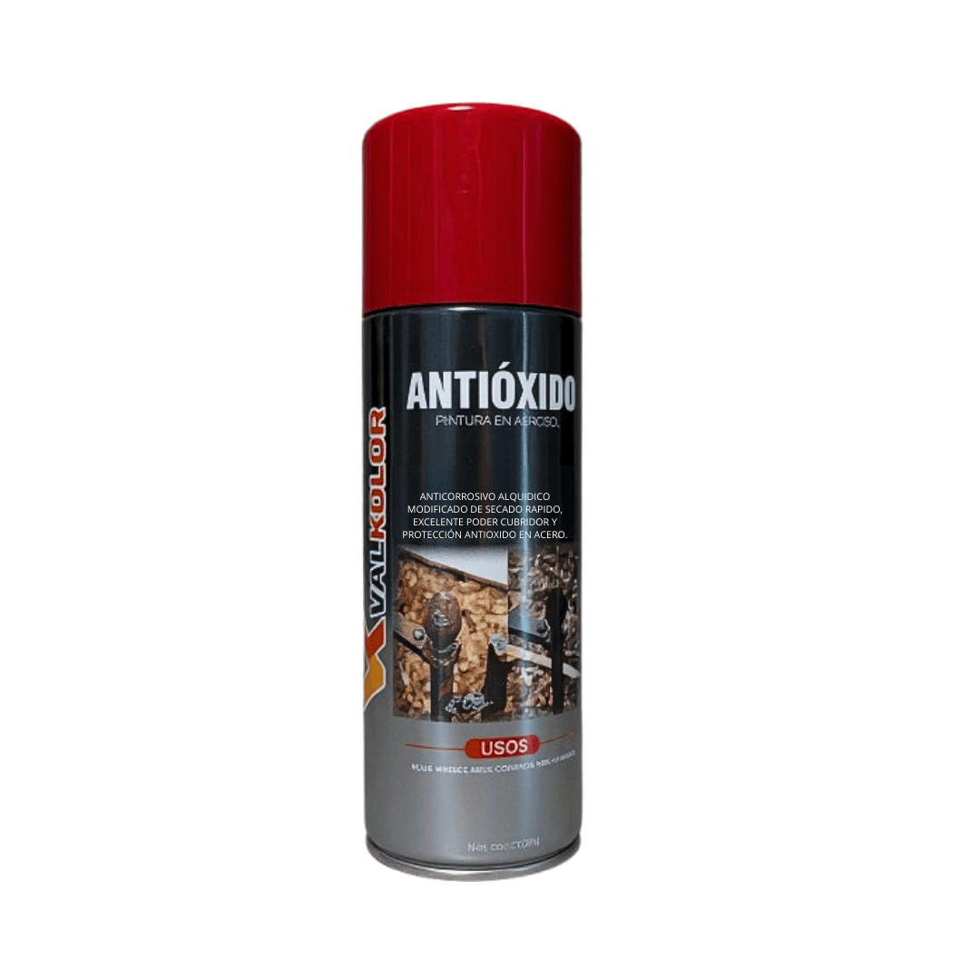 PINTURA ANTIOXIDO ROJO PARA METAL 400ML 0