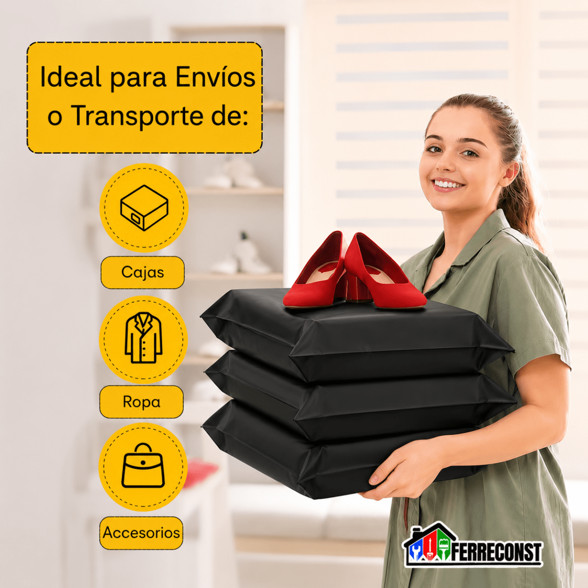 BOLSAS COURIER AUTOADHESIVAS 60X80CM NEGRAS11