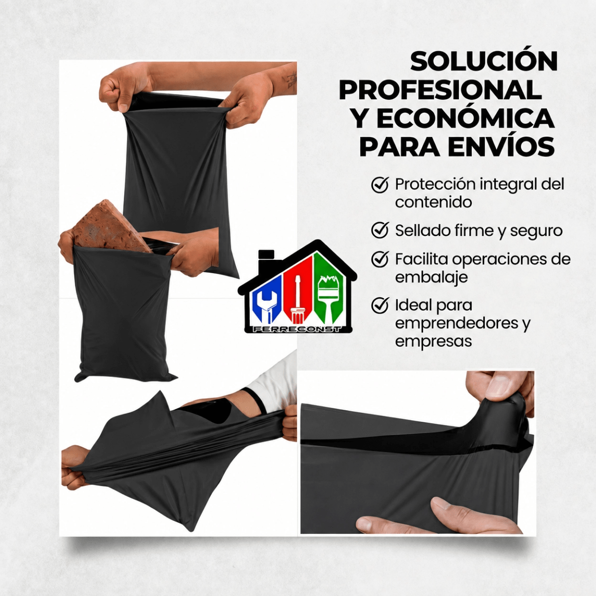 BOLSAS COURIER AUTOADHESIVAS 60X80CM NEGRAS7