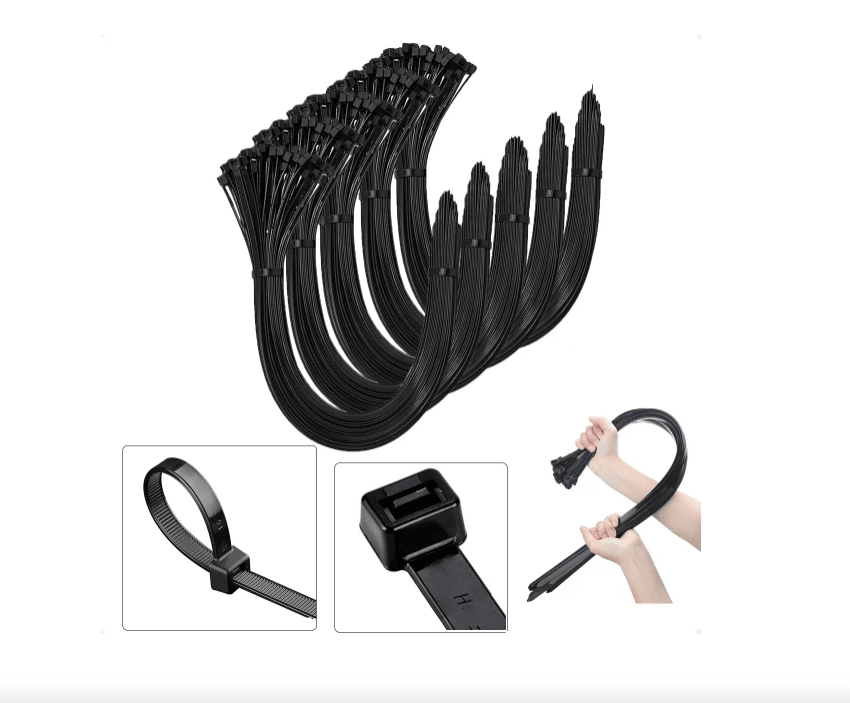 AMARRAS NEGRAS DE 50CM X 4.8 MM BOLSA DE 50 UNIDADES4