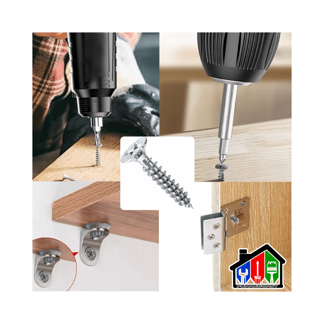 TORNILLO CRS PARA MADERA 6x1 CAJA DE 100 PCS6