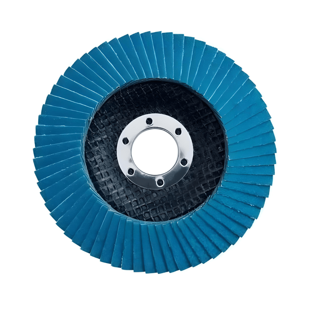 DISCO FLAP DE ZIRCONIO GRANO 60 PARA METAL 4 1/2