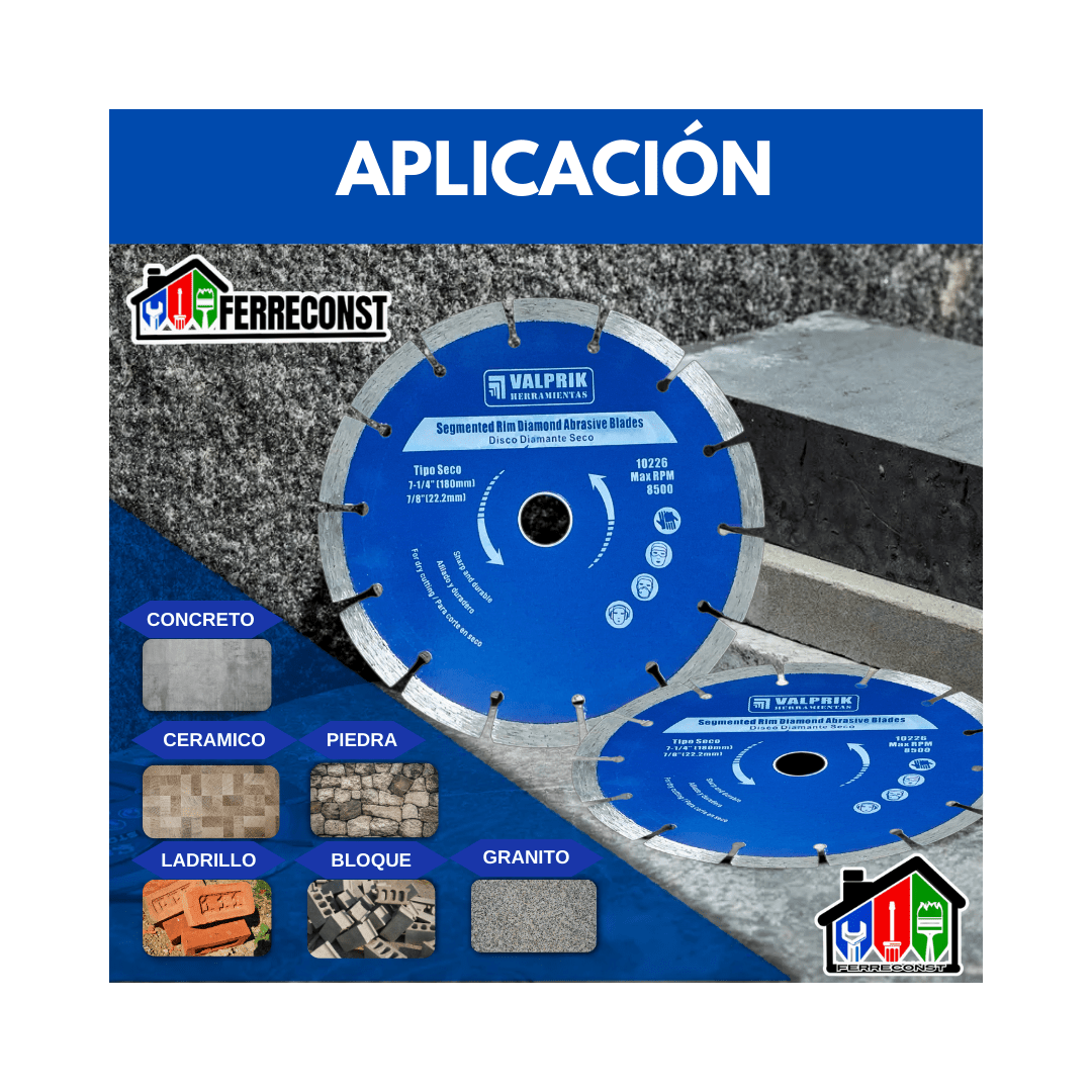 DISCO DIAMANTADO SEGMENTADO 7 1/42