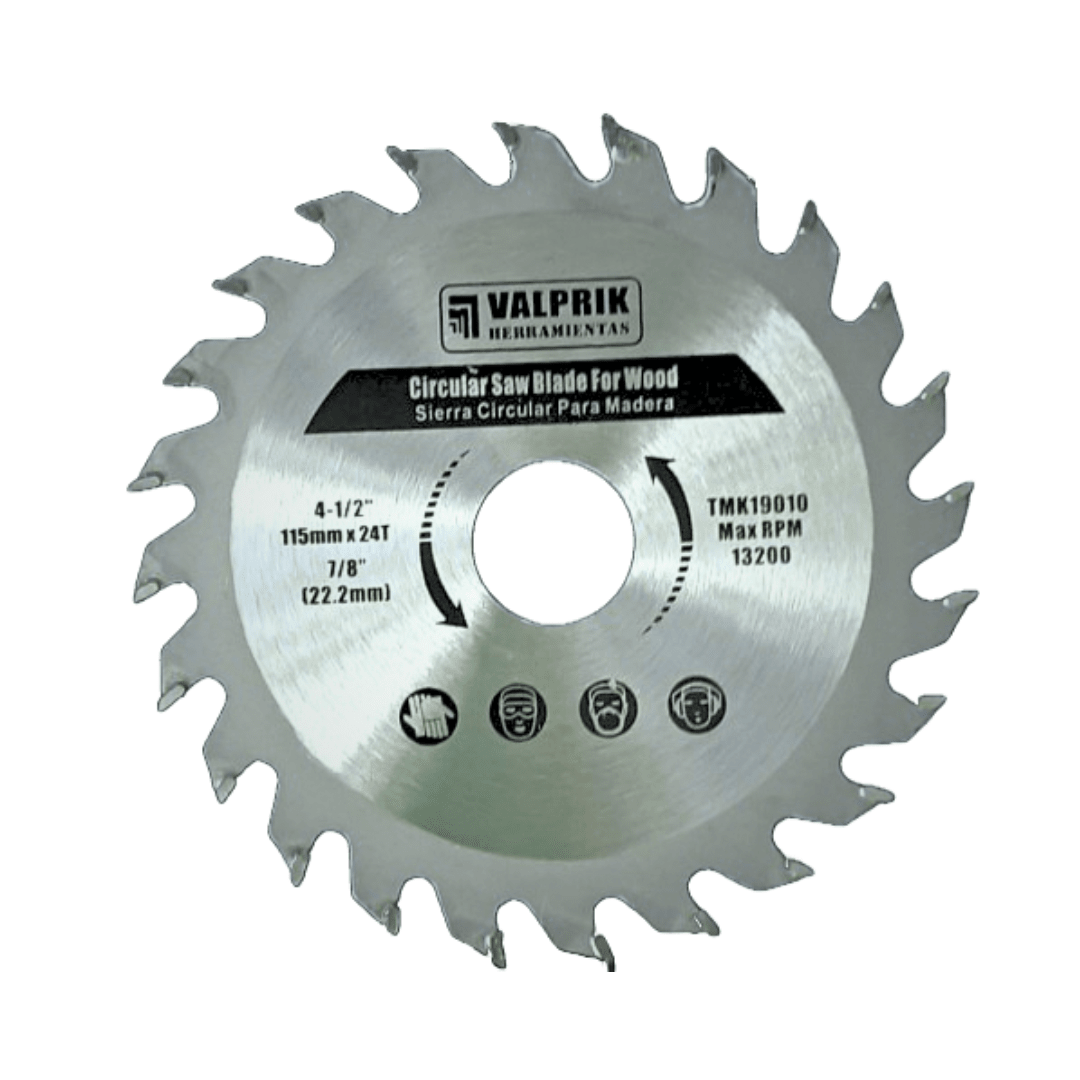 DISCO SIERRA CIRCULAR MADERA 4 1/2 115MM 24 DT 0