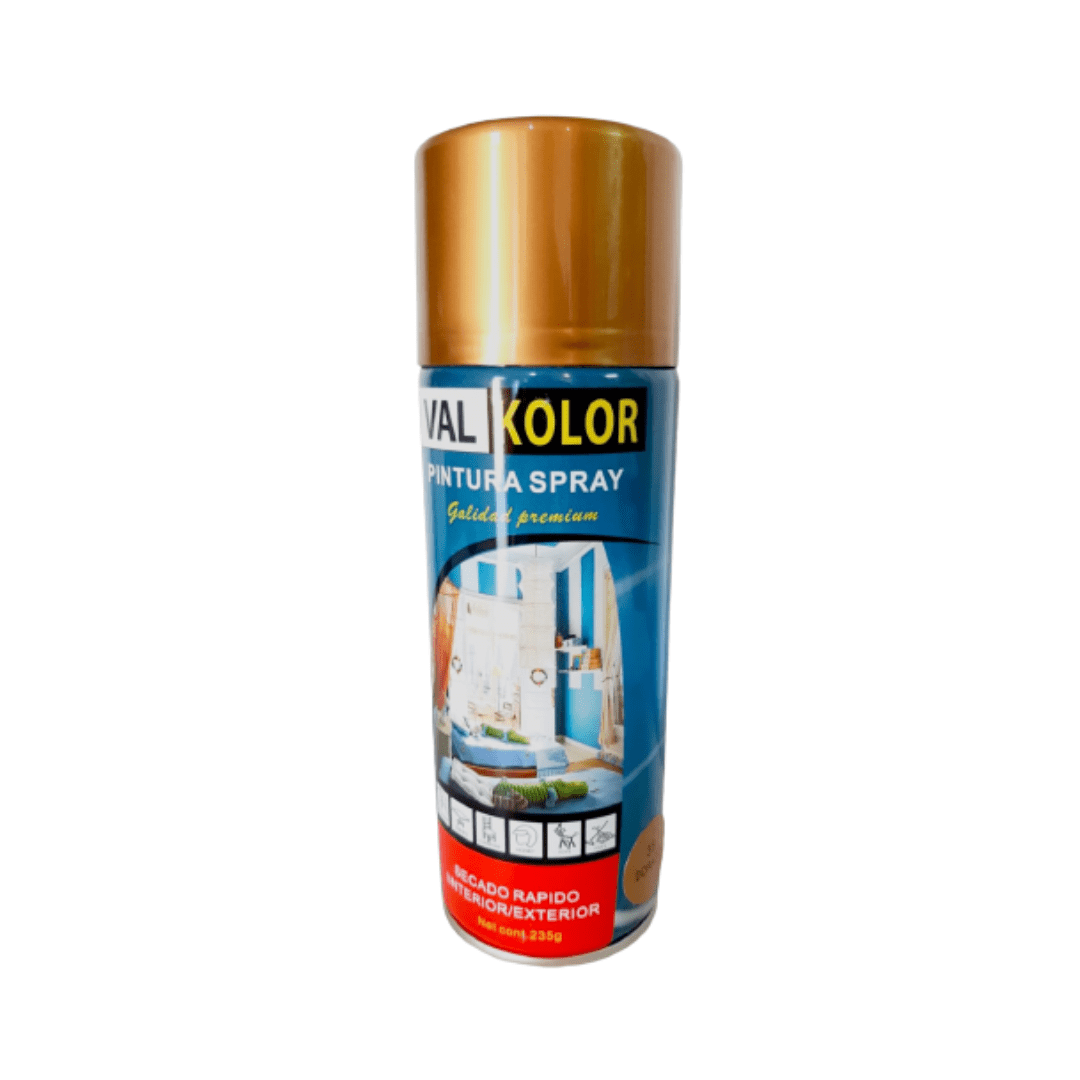 PINTURA SPRAY COLOR DORADO USO GENERAL 0
