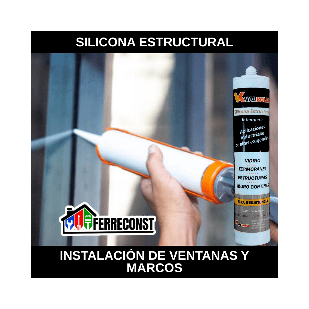 SILICONA ESTRUCTURAL NEGRO 300ML7